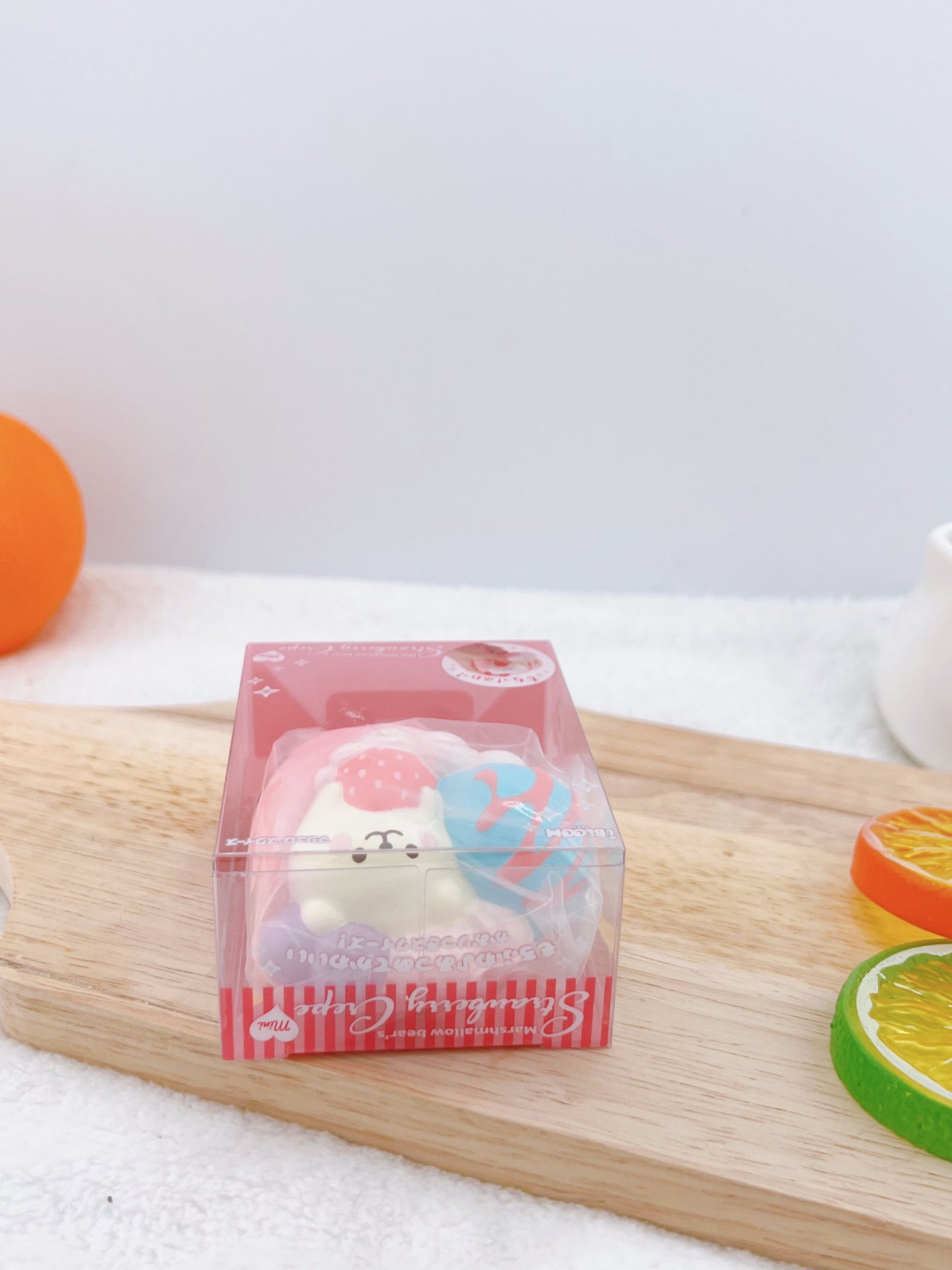 Marshmallow Bear's Strawberry Crepe Mini - Dreamy Soda (Cotton Candy Scent)